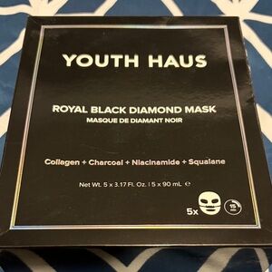 Youth Haus Royal Black Diamond Mask Box of 5